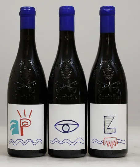 Chateauneuf-du-Pape Cuvee Sammlerbox mit 3 Flaschen