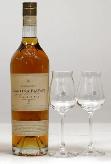 Grappa Cantina Privata 8 Annimit 2 Gläsern