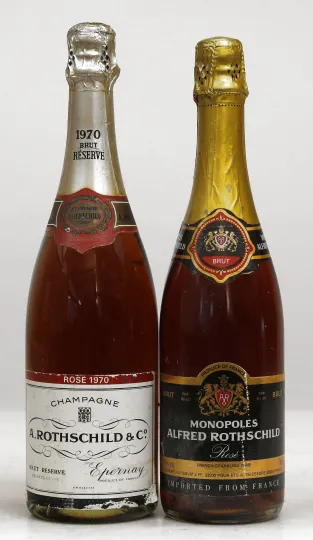 Champagne Rosé  Brut - Alte Abfüllung