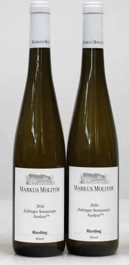 Zeltinger Sonnenuhr Riesling Auslese ** Weiße Kapsel