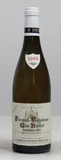 Pernand Vergelesses 1er CruClos Berthet
