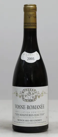 Vosne Romanee Les Mazieres Hautes