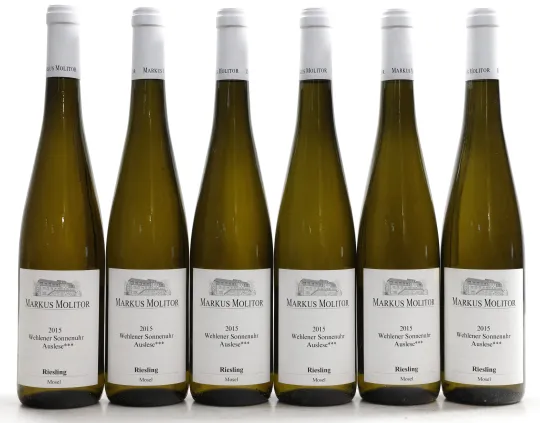 Wehlener Sonnenuhr Riesling Auslese *** Weiße Kapsel trocken