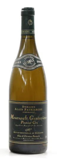 Meursault Genevrieres 1er Cru