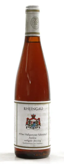 Hallgartener Schönhell Riesling Auslese weissgold