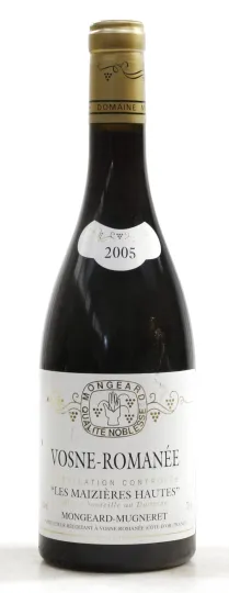 Vosne Romanee Les Mazieres Hautes