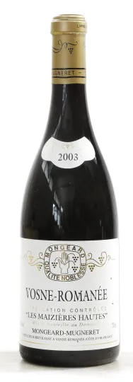 Vosne Romanee Les Mazieres Hautes