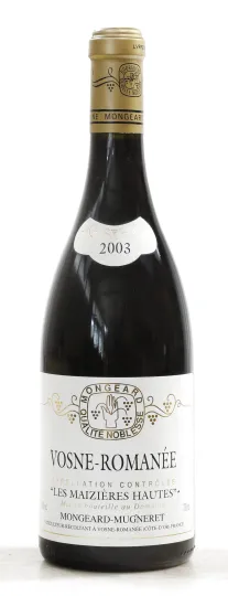 Vosne Romanee Les Mazieres Hautes