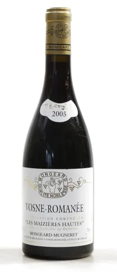 Vosne Romanee Les Mazieres Hautes