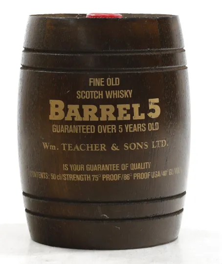 Teachers Fine Old Scotch Whisky Barrel 5