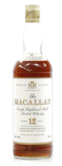 The Macallan Sherry Wood 12 Year Old Single Malt Scotch Whisky, 43%