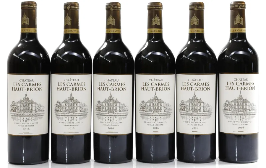 Chateau Les Carmes Haut-Brion Chateau Les Carmes Haut-Brion 2016 (6 × 0,75 l) – kavel bij Koppe & Partner Weinauktionen, Bremen