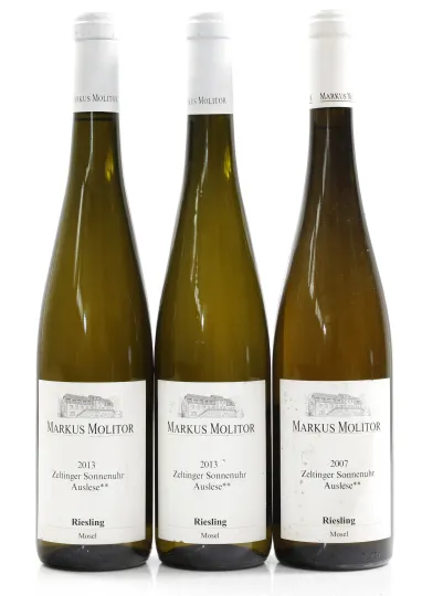 Zeltinger Sonnenuhr Riesling Auslese ** Weiße Kapsel