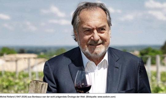 Weltberühmter Önologe Michel Rolland gestorben